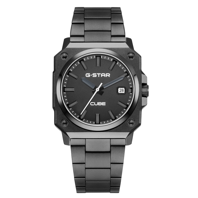 G-STAR Cube Schwarze Herrenuhr GSW.508.06-zoom-