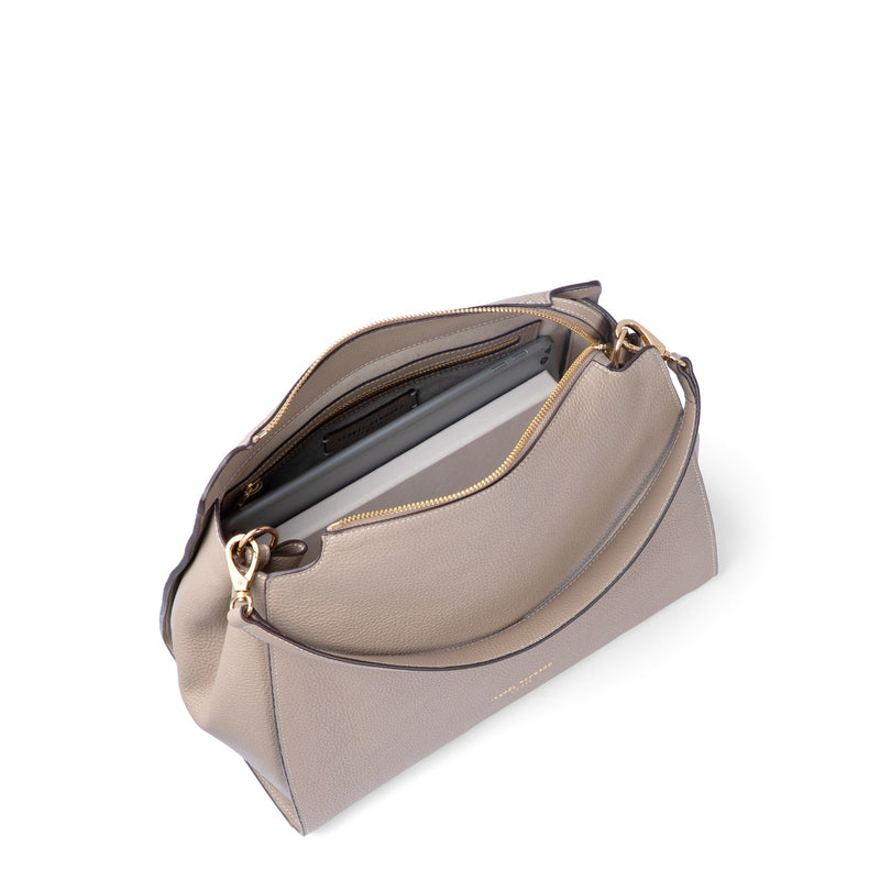 Isabel Bernard Honoré Emma Schultertasche Taupe IB21134-078-zoom-