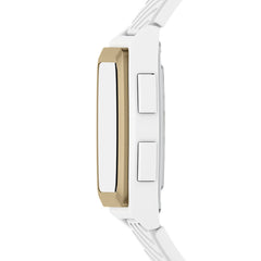 Armani Exchange White Oval Digital Watch AX2968