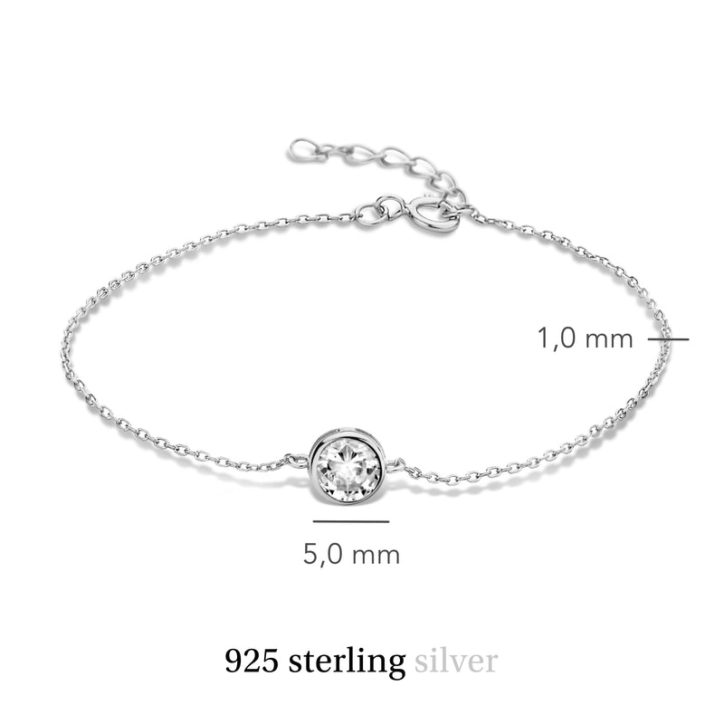 Violet Hamden Venus 925 Sterling Silbernes Armband mit Geburtsstein VH320009-JUL-zoom-