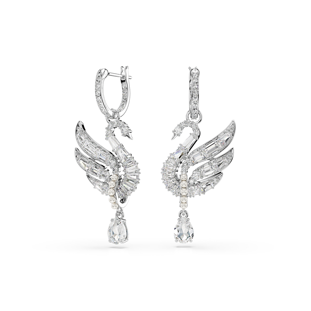 Swarovski Swan Silver Earrings 5723388