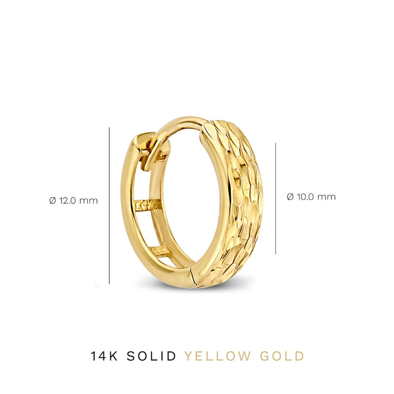 Isabel Bernard Rivoli Laura 14 Karat | Gold Reif-Ohrringe IB360143-zoom-