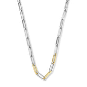 Parte Di Me 925 Sterling Zilveren met 14 Karaat Goud Bibbiena Poppi Guidi Ketting PDM32022