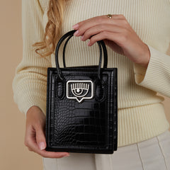 Chiara Ferragni Eyelike Black Crossbody Bag 75SB4BB8-ZS728-899