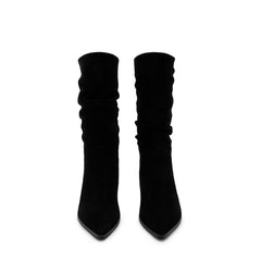 Isabel Bernard Vendôme Margot Black Suede Boots IB54005-101-37