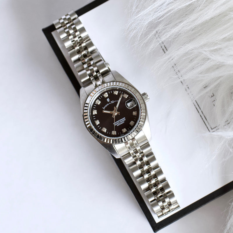 Jacques du Manoir Inspiration damen Uhr Silber NRO.06-zoom-