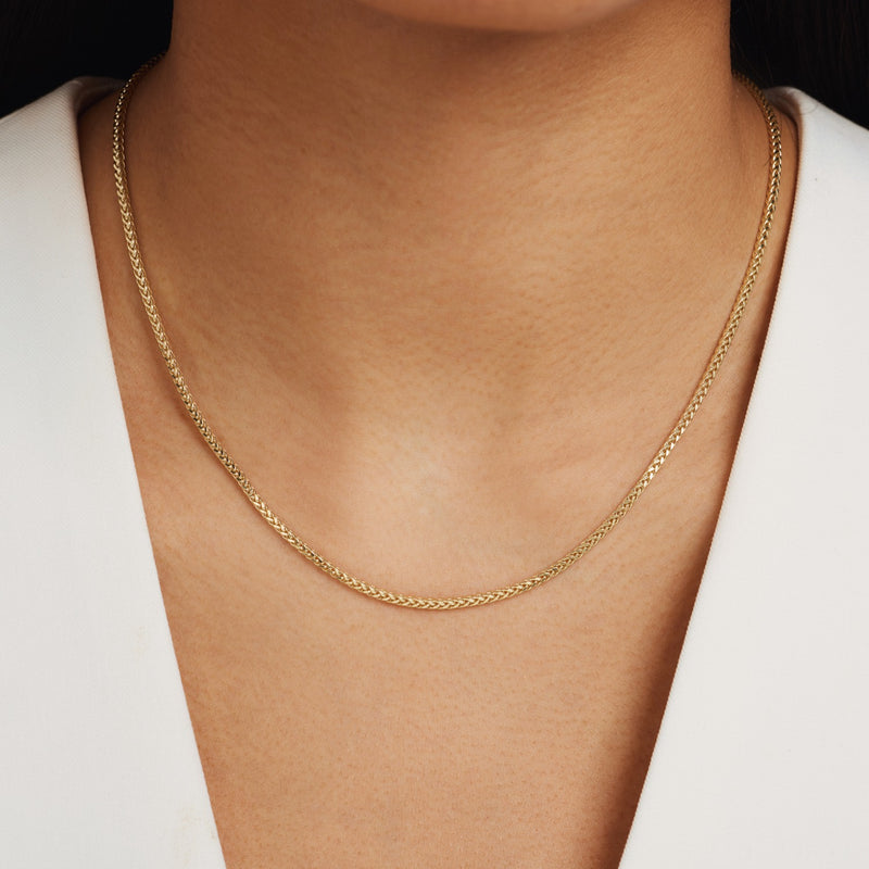 Isabel Bernard Aidee Sharla 14 Karat | Gold Kette Halskette IB340148-zoom-