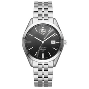 JDM Military Interlaken Gents Black Sunray Men's Watch JDM-WG023-03