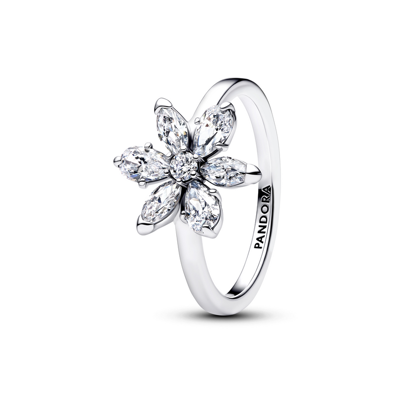 Pandora Timeless Herbarium Funkelnder Blumen Cocktailring 193000C02-50-zoom-