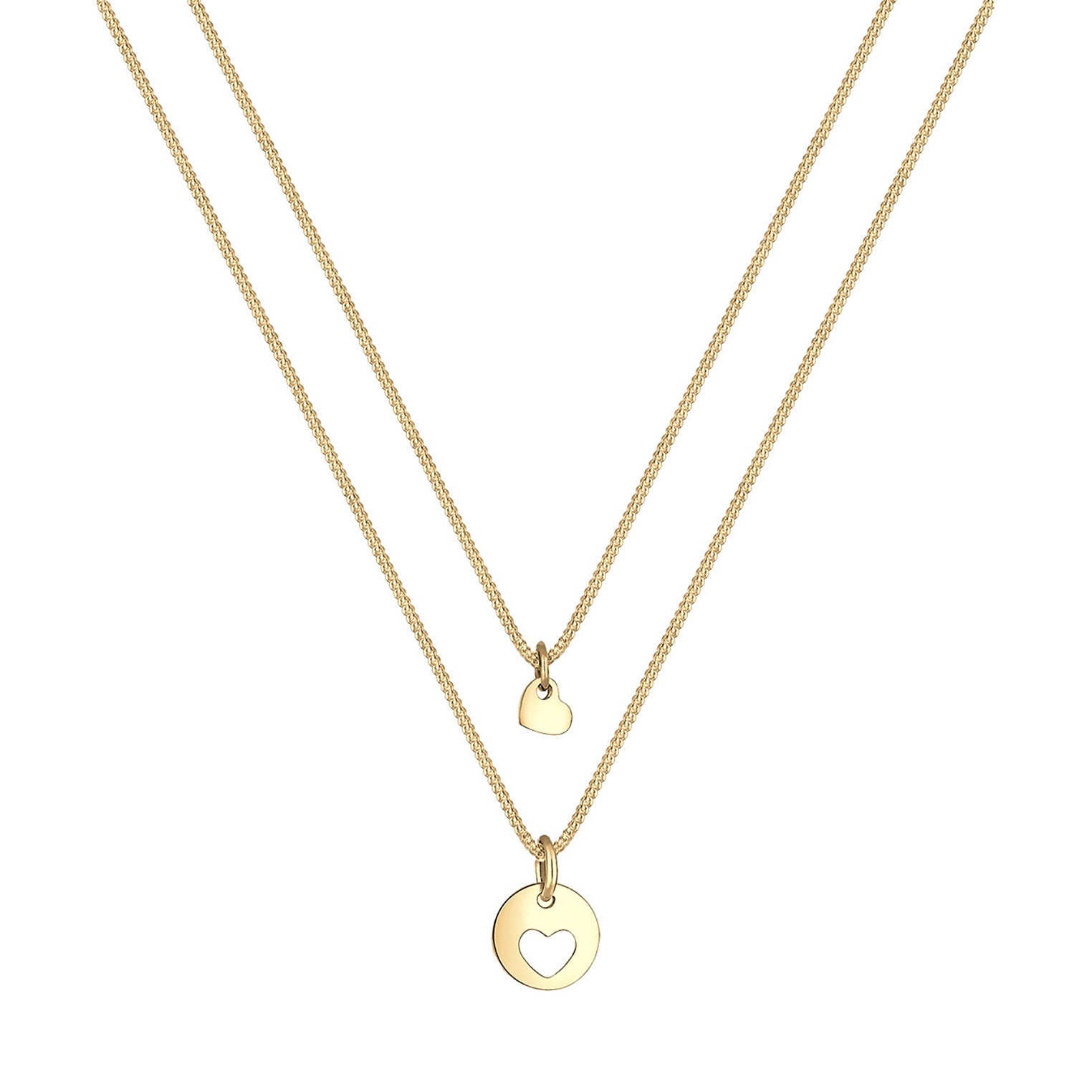 Elli 925 Sterling Silver Coin Necklace 2004-BF-0007666-001