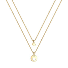 Elli 925 Sterling Silver Coin Necklace 2004-BF-0007666-001