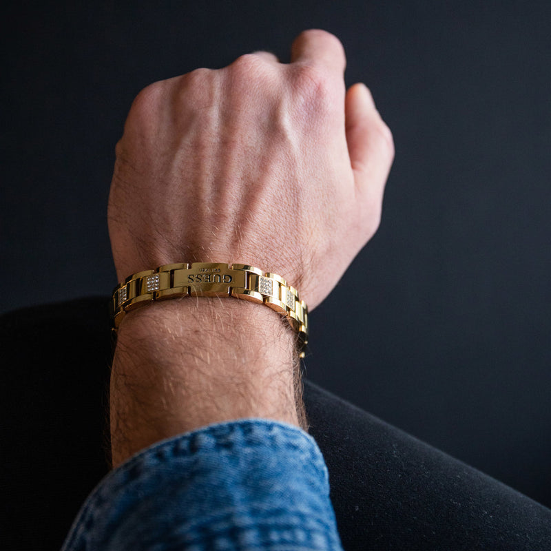 GUESS Frontiers Goldfarbene Armband JUMB01342JWYGT-U-zoom-