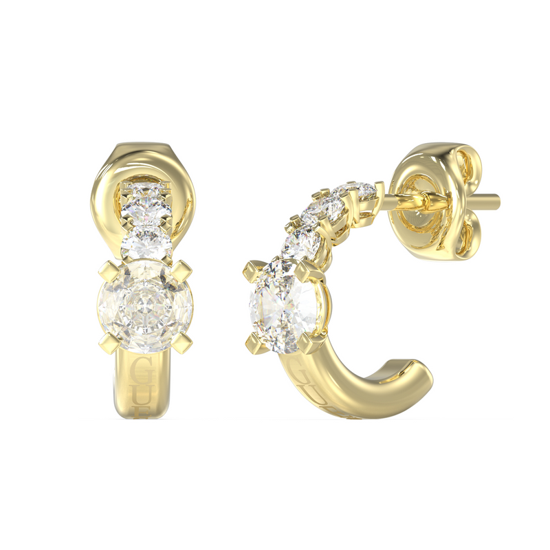 Guess Piercing Studio Gold-coloured Earrings JUBE06271JWYGT-U-zoom-