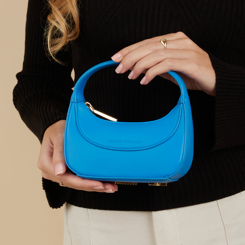 Chiara Ferragni Caia damen Handtasche Blau 75SB4BG3-ZS517-236-zoom-