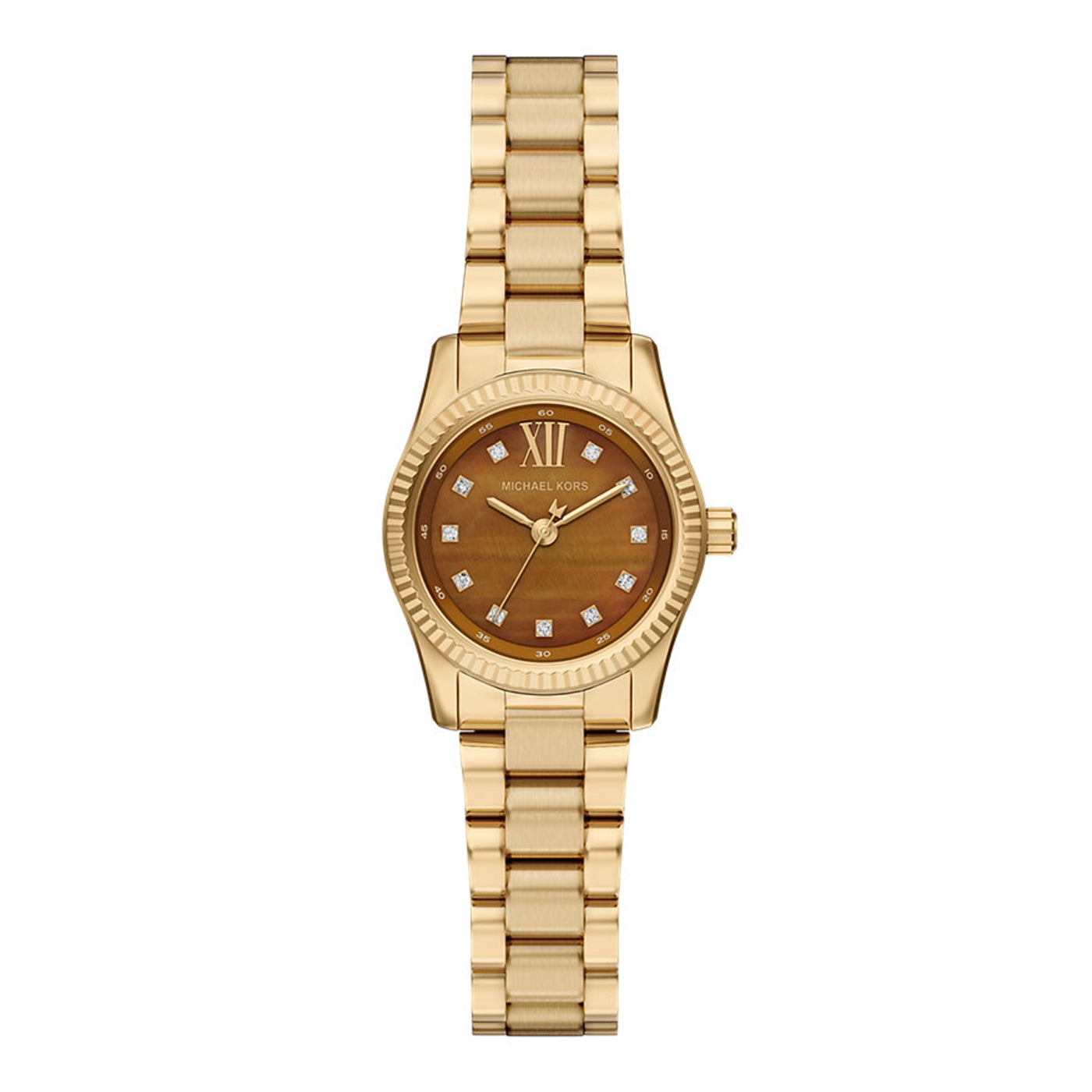 Michael Kors Lexington Round Brown Dial Watch MK7578