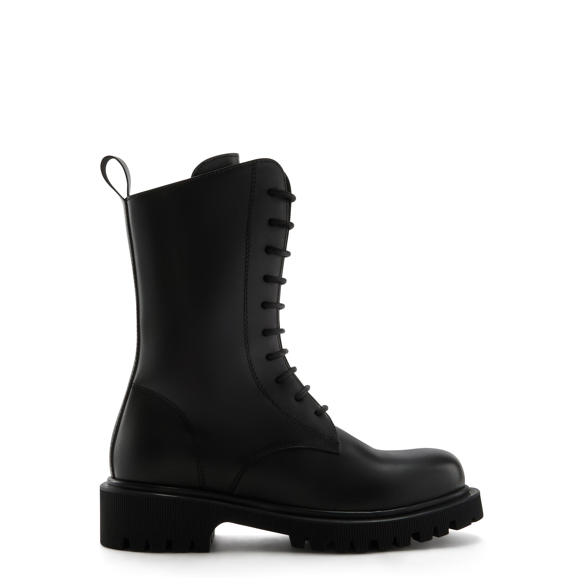 Isabel Bernard Vendôme Myrthe Black Calfskin Lace-up boots IB53008-01-36