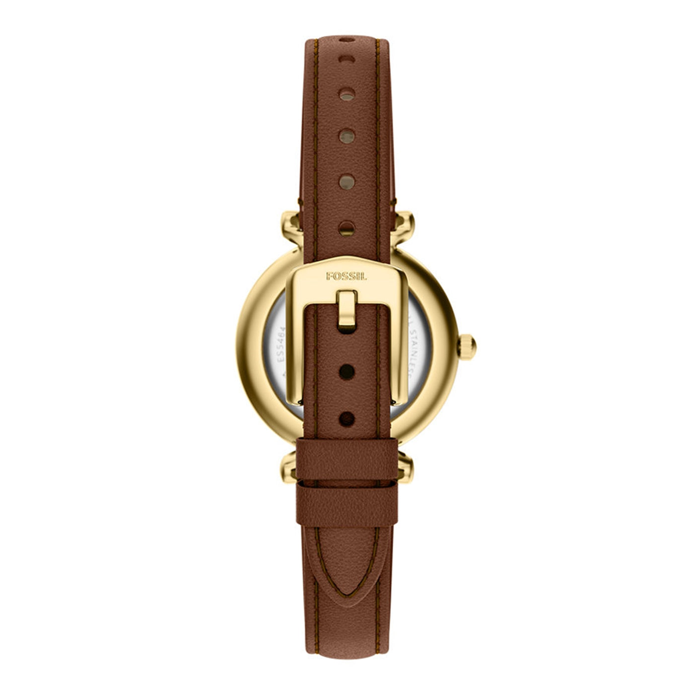 Fossil Carlie Round White Dial Watch ES5464