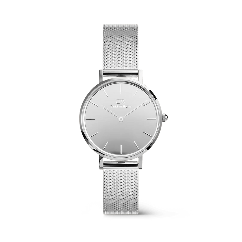 Daniel Wellington Petite&Quadro Mini Reflection Silberne Damenuhr DW00100796-zoom-