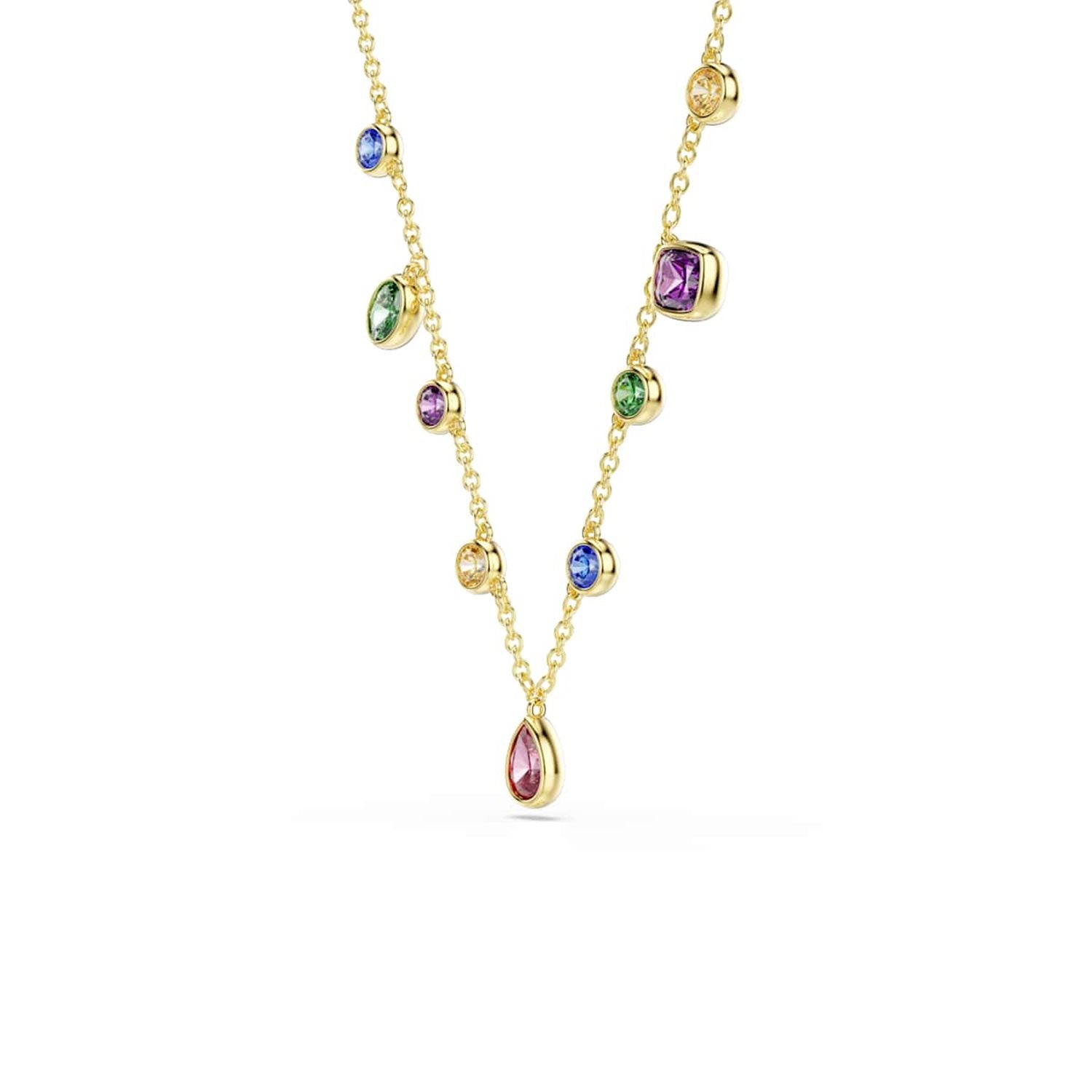 Swarovski Imber Organic Gold-Tone Multicolour Necklace 5753274