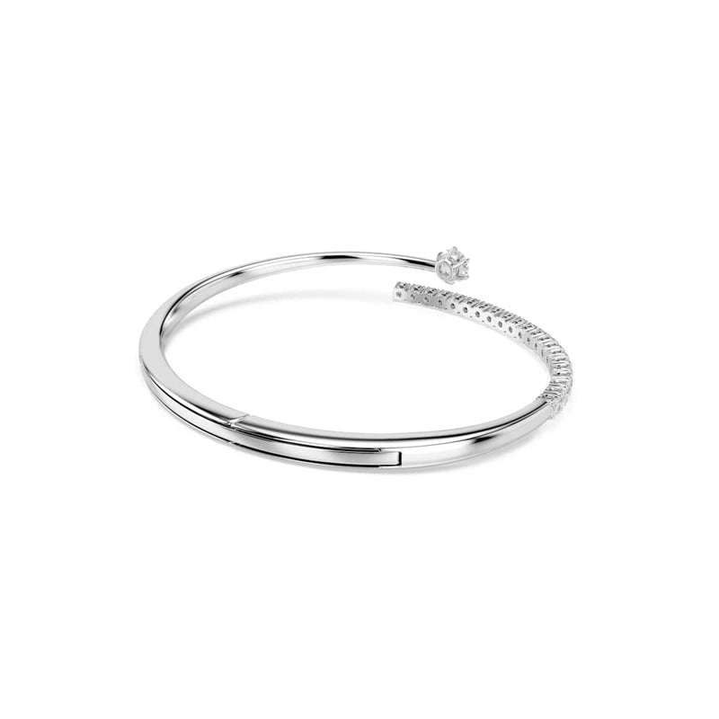 Swarovski Matrix Crash Silberfarbenes offenes Armband 5753571-zoom-