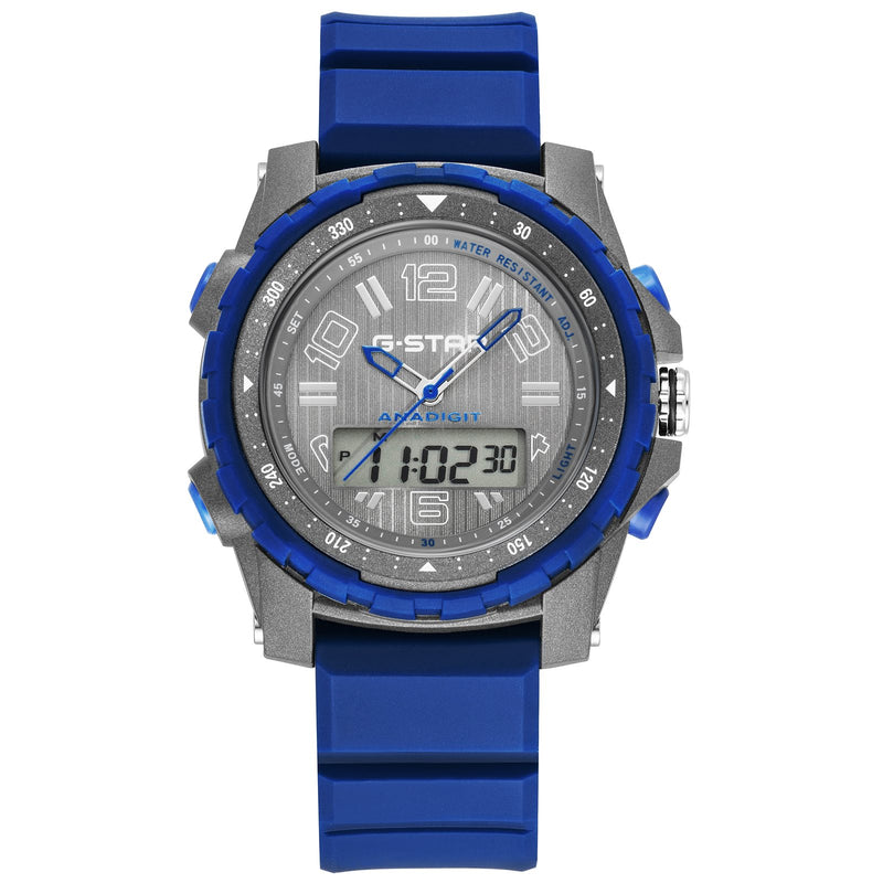 G-STAR Ops01 Grau-Blaue Ana-Digi Herrenuhr GSW.502.04-zoom-