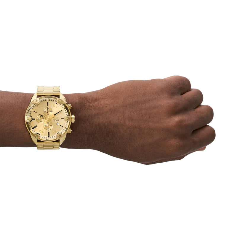 Diesel Spiked herren Uhr Gold DZ4608-zoom-