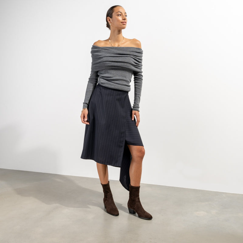 Isabel Bernard Vendôme Ines Braune Stretch-Stiefeletten aus Veloursleder IB53013-130-38-zoom-