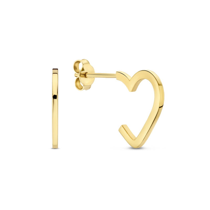 Beloro Jewels Della Spiga damen Ohrknöpfe 375 Gold BO360063-zoom-