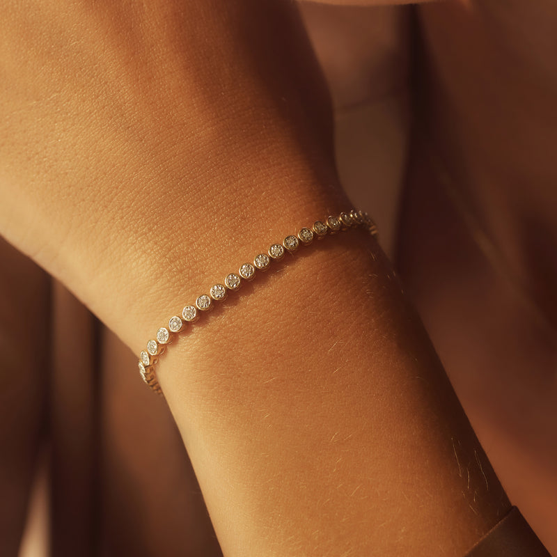 Isabel Bernard De la Paix Alfie 14 Karat | Gold Tennis Armband | Diamant 0.36 Karat | IBD320007-zoom-