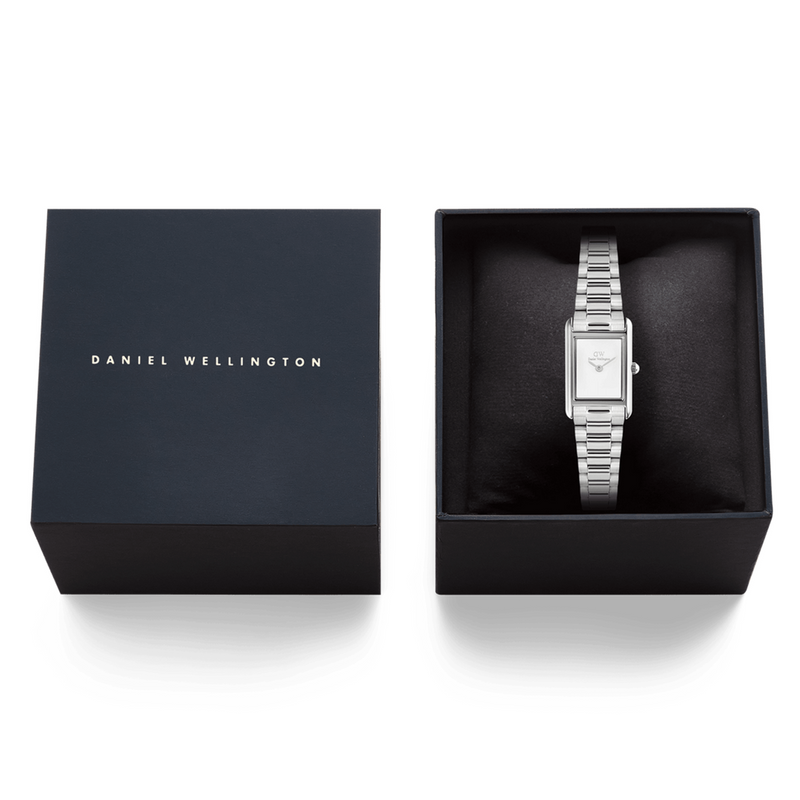 Daniel Wellington Bound Mini 3-Link Silber Damen Uhr DW00100930-zoom-