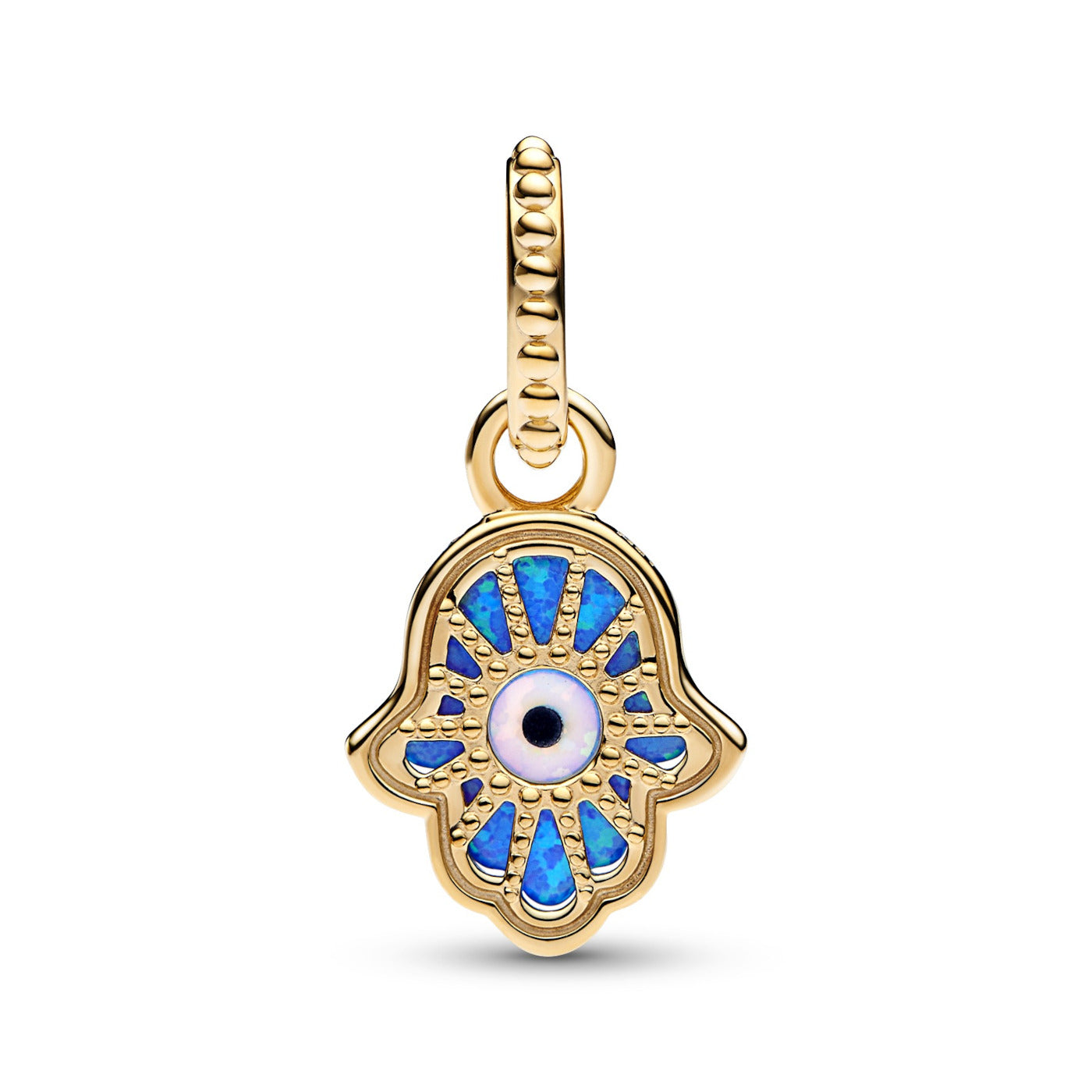 Pandora Moments Hamsa Hand Charm 762699C01with14 Carat Gold Plating