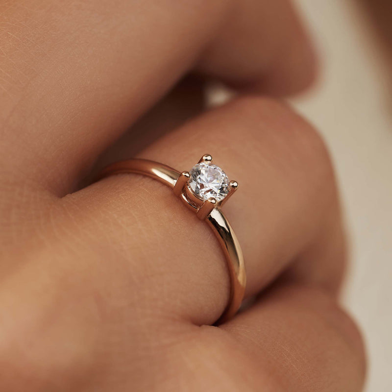Isabel Bernard La Concorde Soleil 14 Karat | Roségold Ring IB330074-50-zoom-