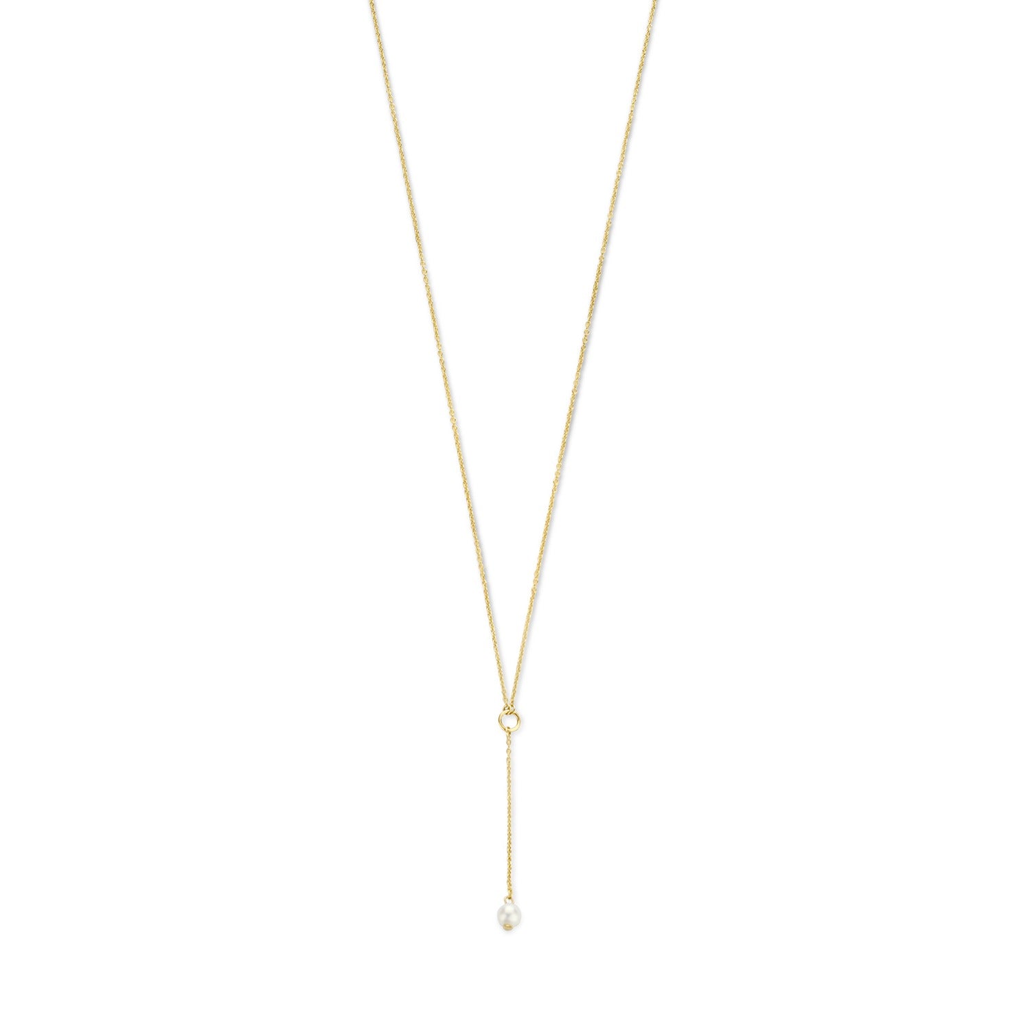 Isabel Bernard Cadeau d'Isabel 14 karat gold necklace and ear studs gift set with freshwater pearls IB90182