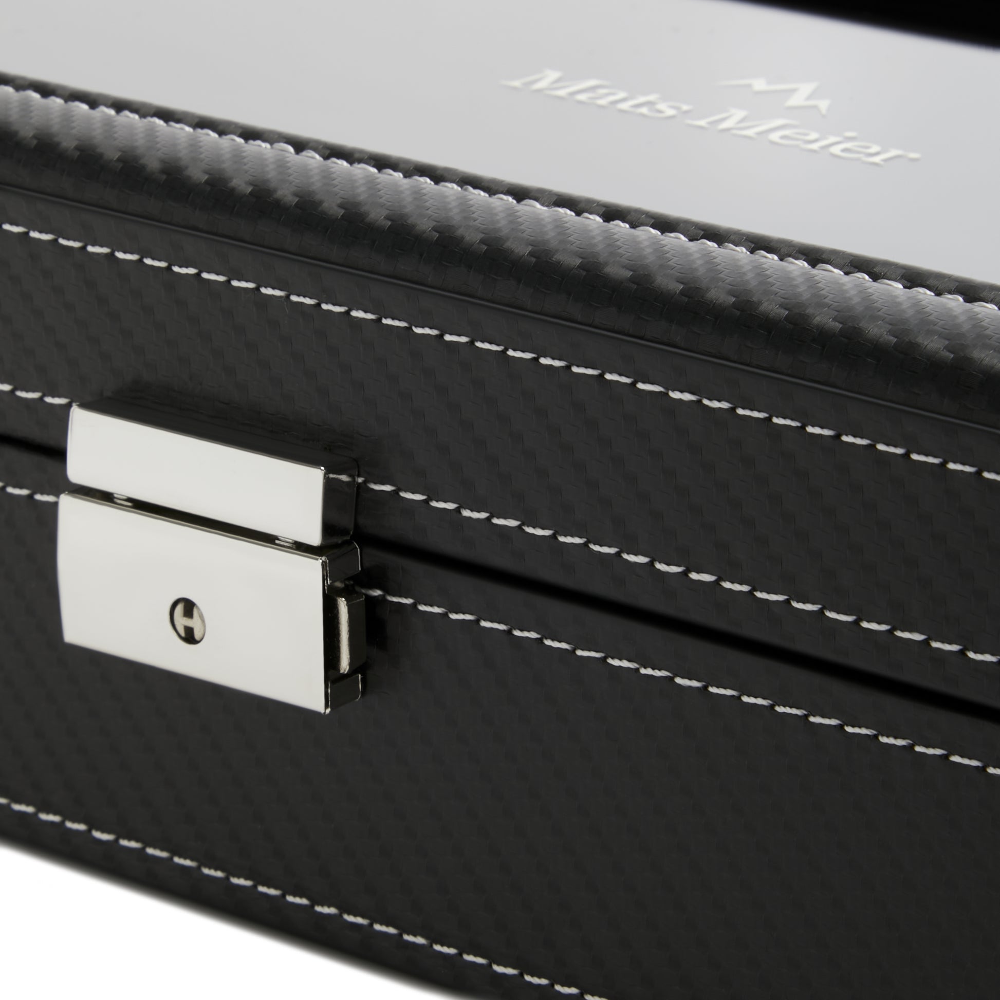 Mats Meier Mont Fort Black Watchbox voor 12 Watchs