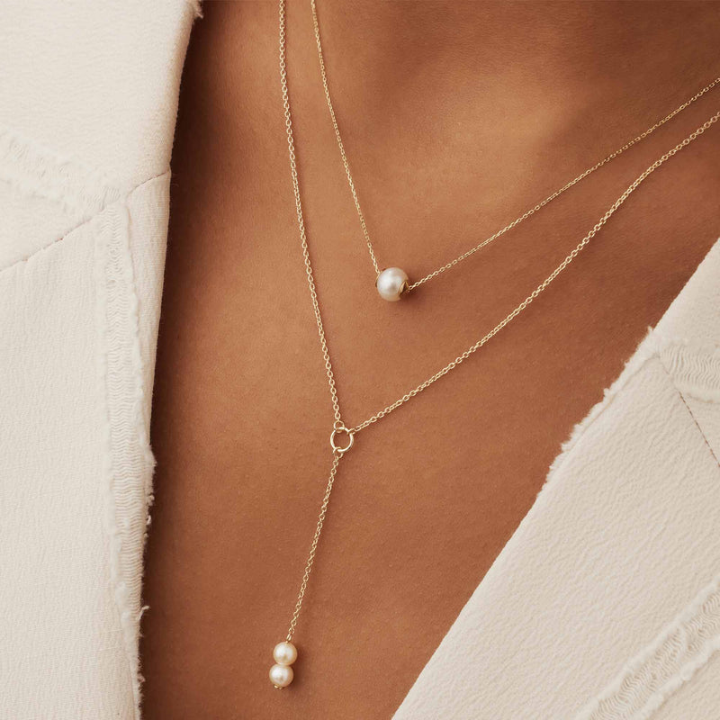 Isabel Bernard Belleville Luna 14 Karat | Gold Halskette IB340024-zoom-