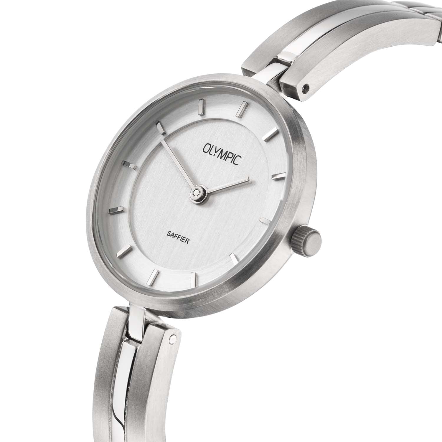 Olympic Titanium Zilverkleurig Dames Horloge 2002-OL1DTT001