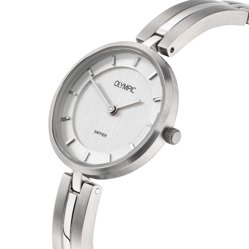 Olympic Titanium Zilverkleurig Dames Horloge 2002-OL1DTT001-zoom-