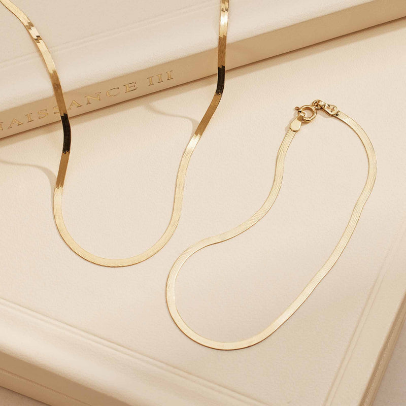 Isabel Bernard Aidee Leontine 14 Karat | Gold Halskette IB340110-zoom-