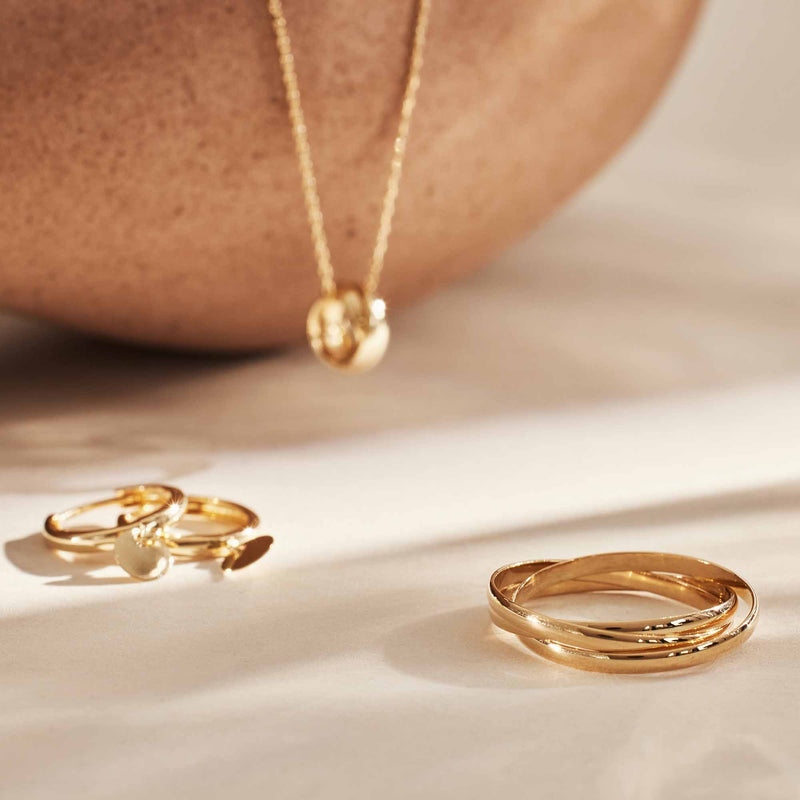 Isabel Bernard Rivoli Méline 14 Karat | Gold Trinity Ring IB330078-60-zoom-