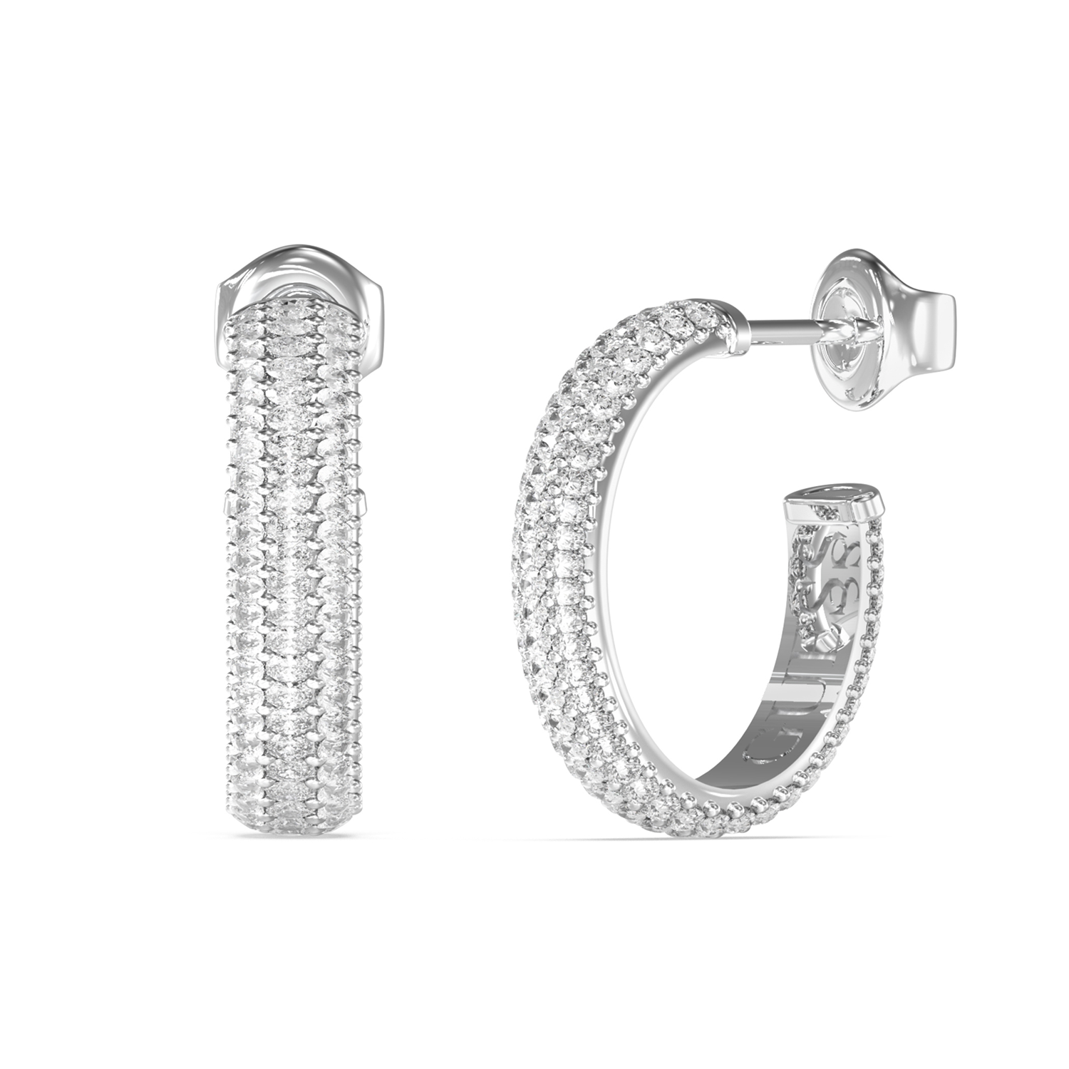 Guess Essenza Silver Earrings JUBE06020JWRHT-U