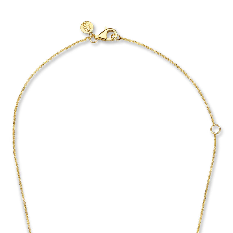 Isabel Bernard Belleville Nova 14 Karat | Gold Halskette IB340029-zoom-
