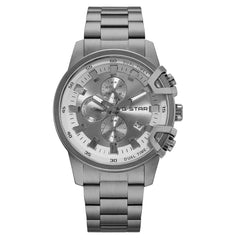 G-STAR Bend3D Light Gunmetal Steel Men's Watch GSW.505.06