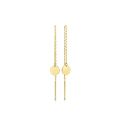 Isabel Bernard 14 Carat Golden Le Marais Jeanne Earrings IB360197