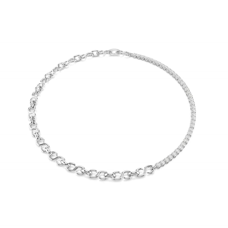 Swarovski Matrix Tennis Halskette in Silberoptik 5747732-zoom-