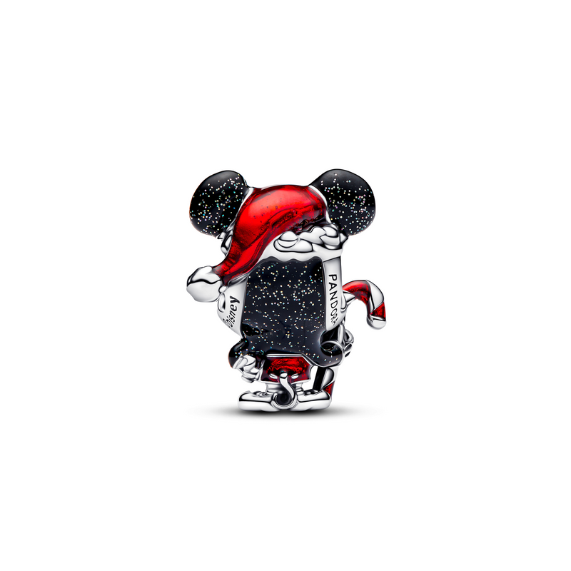 Pandora Disney 925 Sterling Silver Mickey Mouse Holiday Charm 794217C01-zoom-