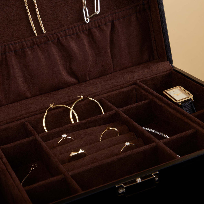 Brandfield damen SchmuckkÃ¤stchen Schwarz BFJB100409-zoom-