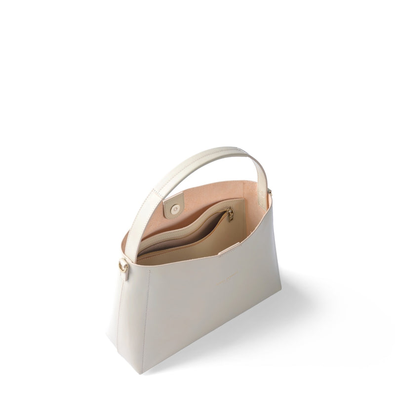 Isabel Bernard Montmartre Béatrice cremefarbene Ledertasche aus Naturleder IB25095-370-zoom-