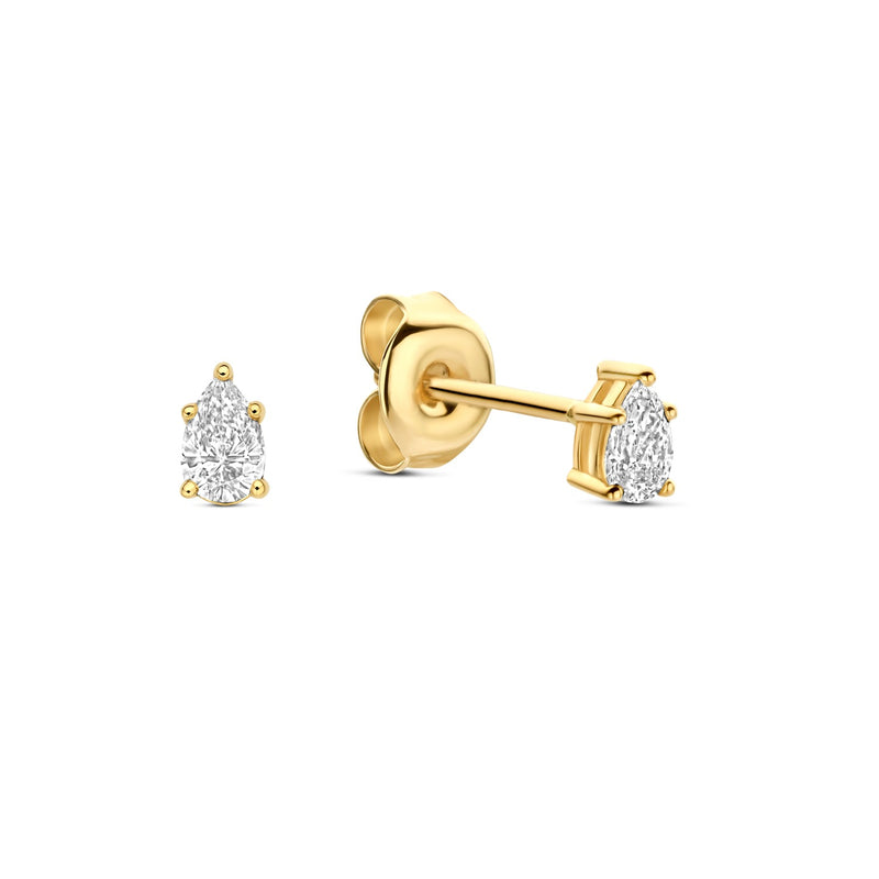 Isabel Bernard De la Paix Eloise 14 karat gold ear stud with diamond 0.2 carat IBD360036-zoom-