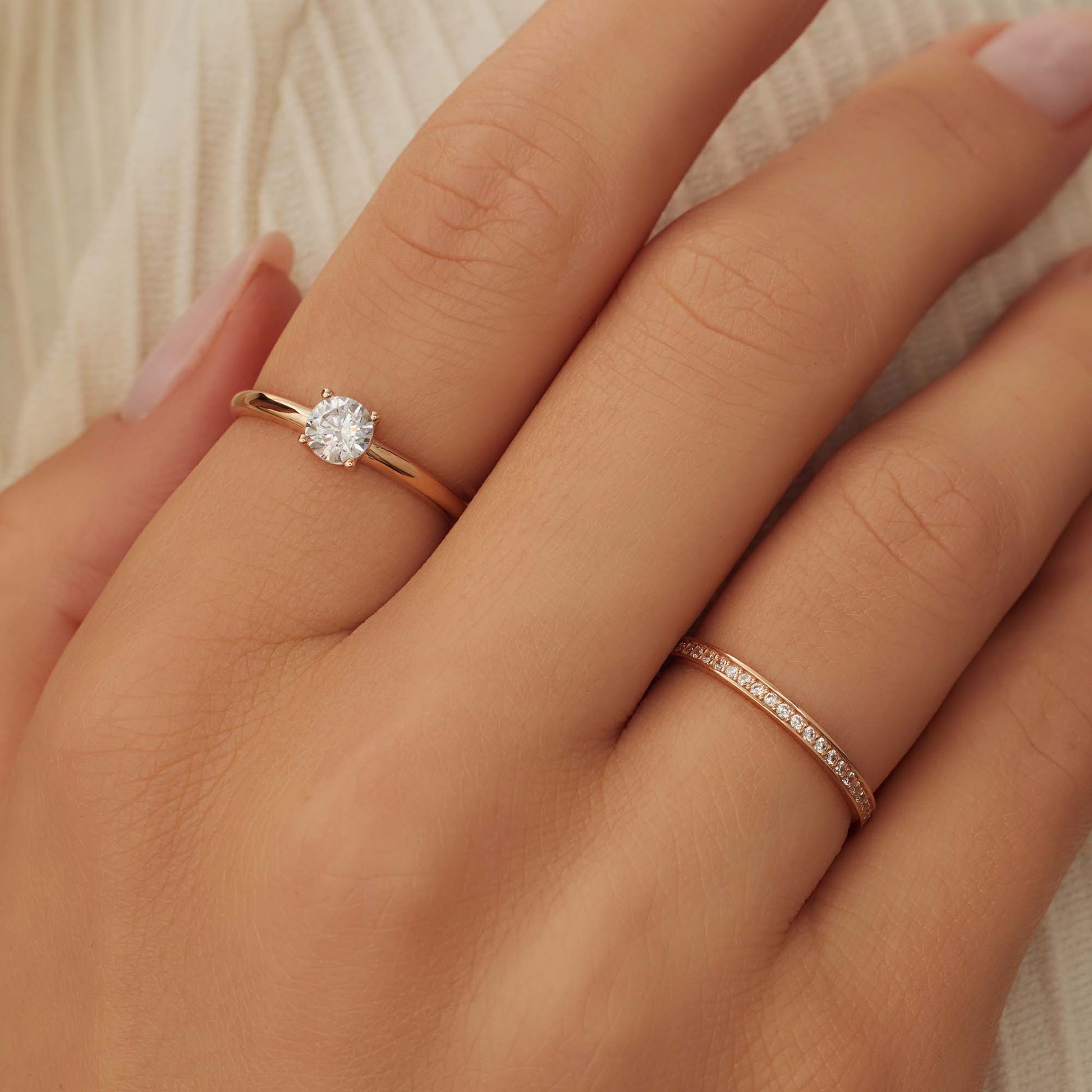 Isabel Bernard La Concorde Soleil 14 Carat RoseGold Ring IB330074-50 (size: 50)