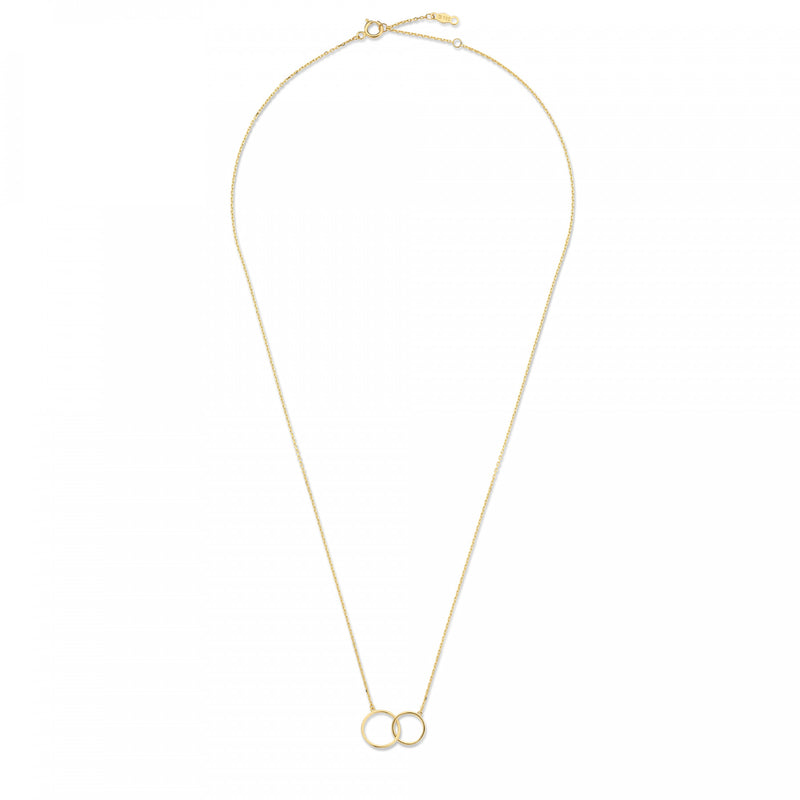 Isabel Bernard Cadeau d'Isabel 14 Karat | Gold Halskette und Armband Geschenksets IB90130-zoom-